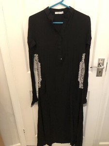 Womens Black Abaya, AAB Brand, Size XXS 