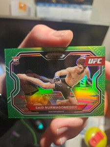 2021 Panini Prizm Said Nurmagomedov Rookie Neon Green /75