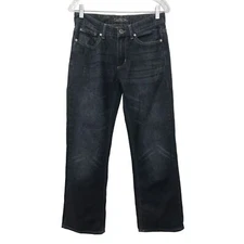 Carbon Jeans Mens 28 32 Low Rise Bootcut Denim Blue