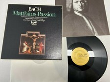 Bach Matthaus-Passion Eurodisc 4 Classical Record lp original vinyl NM bwv244