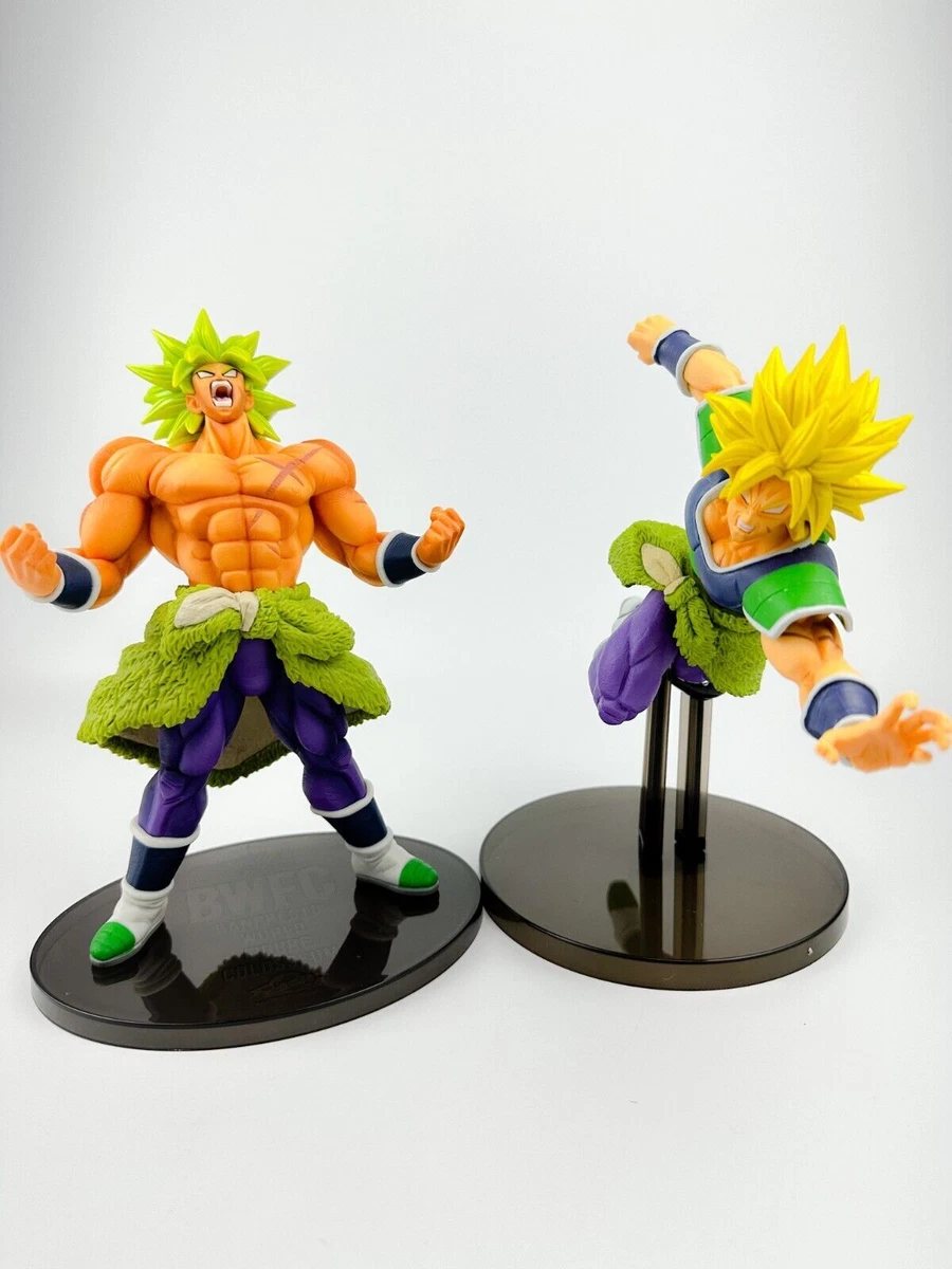Dragon Ball Z Broly Figure Set of 2 Banpresto BWFC 19cm Prize from