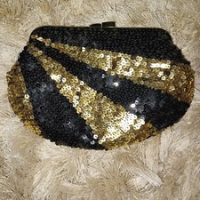 Vintage LA REGALE sequin clutch lot cl