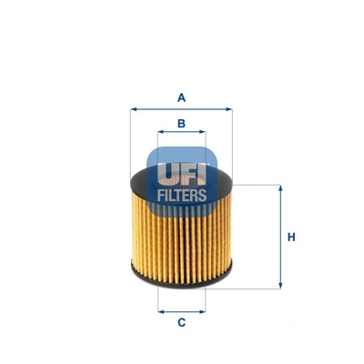 UFI 25.086.00 cross SCT-SH 4051 P (HU6006Z) Масляный фильтр