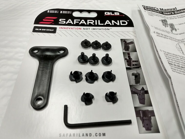 Safariland Hardware QLS, MLS ELS 3/8 Screws & Locking Nuts Holster
