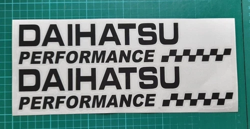 DAIHATSU PERFORMANCE DECAL X 2 - 19 DIFFERENT COLOURS