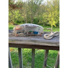 Vintage LONESTAR Translucent See Through Corded House phone Retro 80's