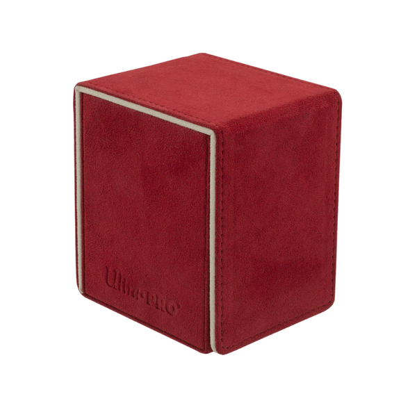 Ultra Pro - Vivid Deluxe 100+ Alcove Flip Deck Box - Rot - Neu & Ovp!-image