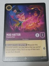 Mad Hatter - Eccentric Host Disney Lorcana Azurite Sea 59/204 Super Rare