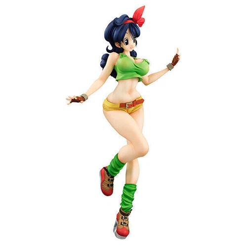 Anime DRAGON BALL GALS LAN Lanqi tiene pelo negro PVC Figura Nueva Sin Caja Muñeca de juguete
