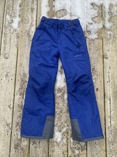 Arctix Youth LARGE Snow Pants With Reinforced Knees and Seat DEEP BLUE  EUC