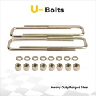 10.5" Square U Bolts Extra Long 2.5" wide 9/16" Ubolt w Hardware for Tacoma
