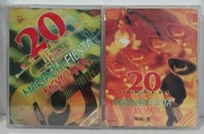 20 Cumbias con Mariachi Fiesta Mexicana Vol 1 y 2 2 Cassettes Each  NEW 