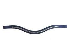 Stirnriemen Stirnband geschwungenes Stirnband mit silberfarbener Clincher-Rollen