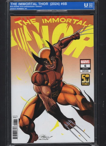 THE IMMORTAL THOR #6B Wolverine 50th Anniversary VARIANT UNCIRCULATED Marvel