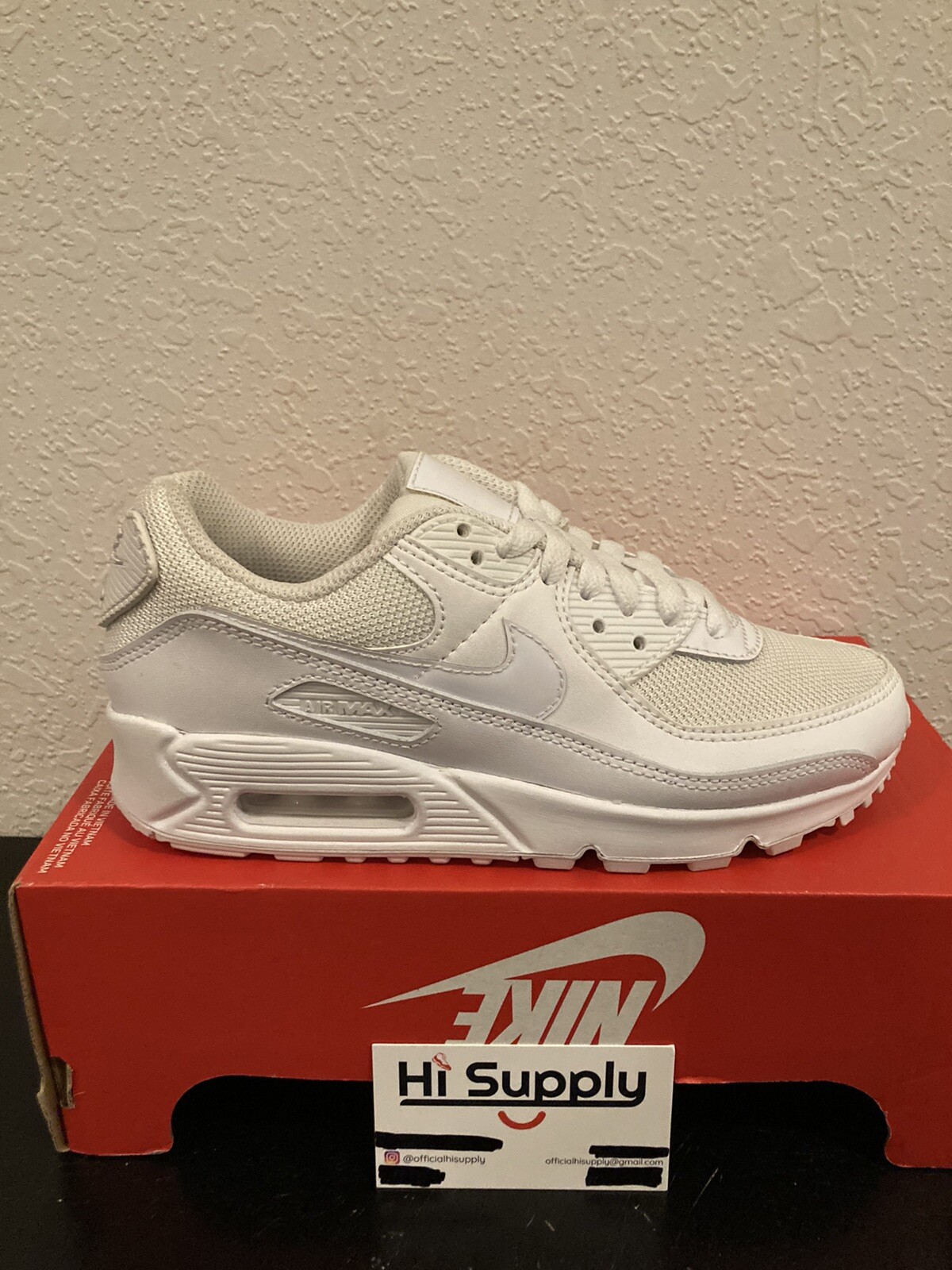 Size 6 - Nike Air Max 90 Twist Triple White 2020 for sale online | eBay