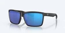 Costa Del Mar Rinconcito Matte Black Blue Mirror 580G Polarized 60 mm Sunglasses