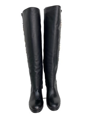 靴 THOMAS WYLDE Long Boots Thomas Wylde Skull Cross Knee Boots - Neutrals Boots, Shoes