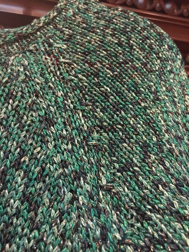 NWOT CALYPSO St Barth Knit Open Sweater Size S Green & Gold Silk? - Picture 3 of 10