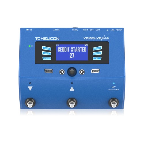 Tc Helicon Vocal Effector Studio Grade Multi-Effect Looper USB Audio Interface