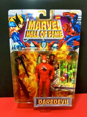 1996 ToyBiz Marvel Hall Of Fame Action Figure: DAREDEVIL (w