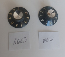 Aged 's amp knobs for Fender amps set of four