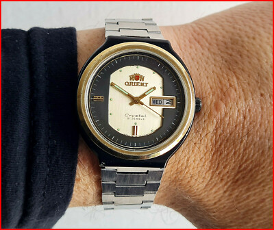 Original Orient JAPAN Crystal IT469798-4A Automatic Oversized 40mm
