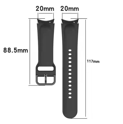 Strap+Case Silicone For Samsung Galaxy Watch 4 5 40 44mm Classic 42 46mm Sports - Picture 2 of 28
