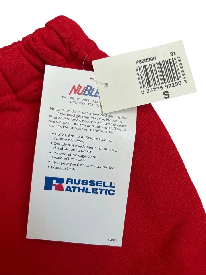 Pantalones deportivos Russell vintage talla juvenil pequeño stock muerto nuevos con etiquetas años 90 hechos en EE. UU. Foto 4 de 4