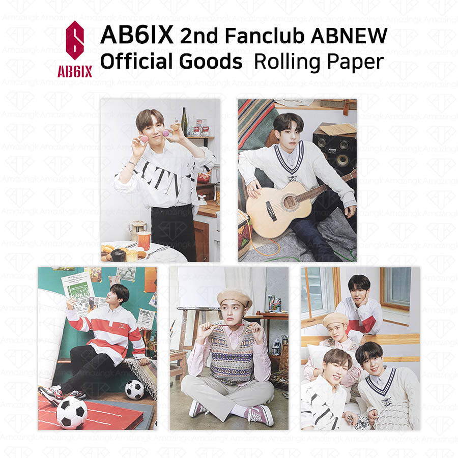 AB6IX 2nd Fan Club ABNEW Official Goods Rolling Paper Name