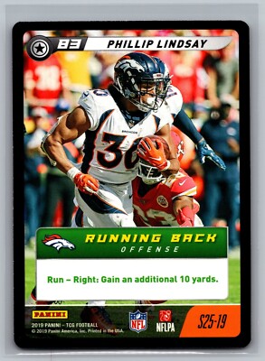 Phillip Lindsay 2019 NFL Five S25-19 Football NFL Card TCG CCG Game Broncos RB