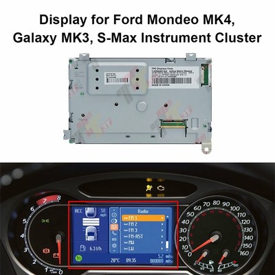 Display for Ford Mondeo MK4, Galaxy MK3, S-Max Instrument