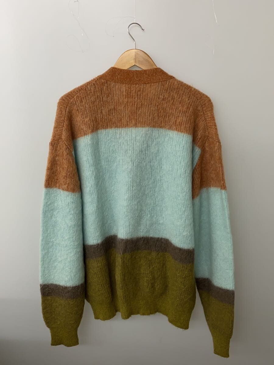 YOKE CARDIGAN MOHAIR BORDER (THICK 3 YK23FW0571S 23AW Used YOKE CARDIGAN MOHAIR BORDER (THICK 3 YK23FW0571S 23AW Used