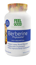 FEEL GOOD 120 ct Superfoods Berberine Phytosome High Absorption, exp: 07/2028