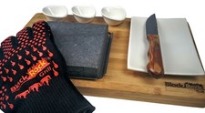 Grande set regalo cucina pietra calda bistecca premium lusso tavolo griglia roccia