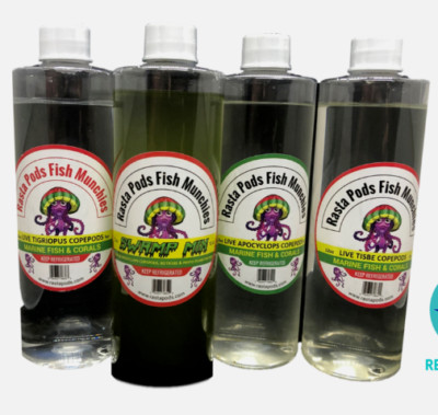 12oz. Tisbe, Tig, Apo Copepods & Swamp Mix Combo FREE SHIPPING!!!