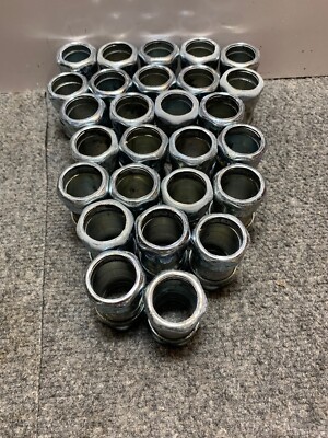 Lot of 27 Pcs. EGS ETP 1'' EMT Steel Couplings 6100S Gland Compression Type 
