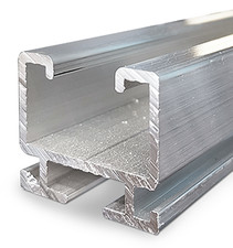 PROFILO DI MONTAGGIO RAPIDO IN ALLUMINIO PER PANNELLI FOTOVOLTAICI