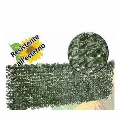2 Rotoli 1.5x3 Siepe Sintetica Abete Finta Artificiale Recinzione