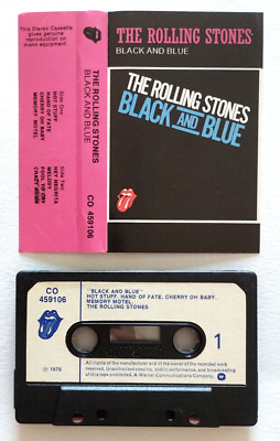 Mc The Rolling Stones Black And Blue Rock Music Musicassette Vintage UK 1976