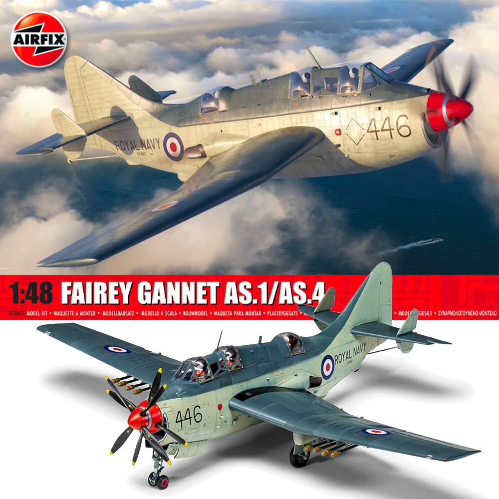 Airfix A11007 Fairey Gannet AS.1/AS.4 1 48 Model Kit for sale