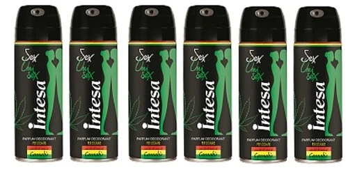 MIRATO Intesa Sex & Unisex Cannabis Parfum Deodorant 6 x 125 ml