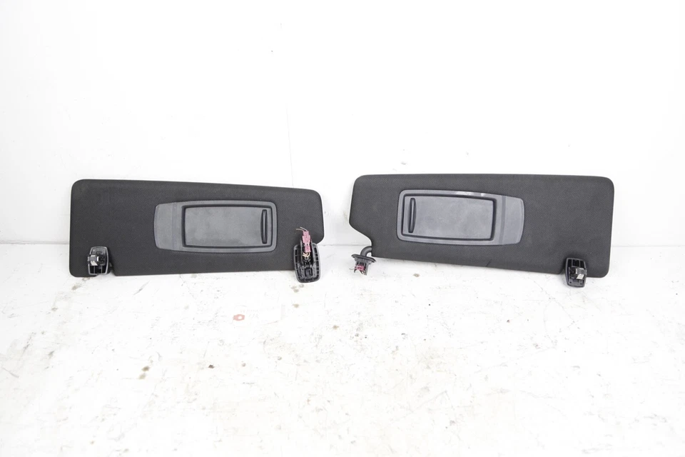 Juego de pares de parasoles interiores negros antracita OEM BMW G30 540 F90 M5 Foto 2 de 4
