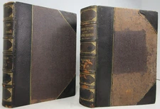 2-Vol set, 1st ED 1886 "3 Years of Arctic Service: Lady Franklin Bay" Greely MAP