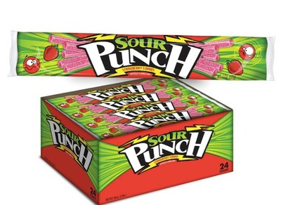 Sour Punch Straws, STRAWBERRY STRAWS, 24 ct Candy | eBay
