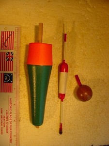 Float Collector-3 Un-Used Vintage Floats, 1 is an Ideal, 1 is a Hoosier Balsa &