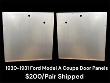 1930 1931 Ford Model A Coupe Door Panel Blanks Raw 20 Gauge Steel Hot Rod Custom
