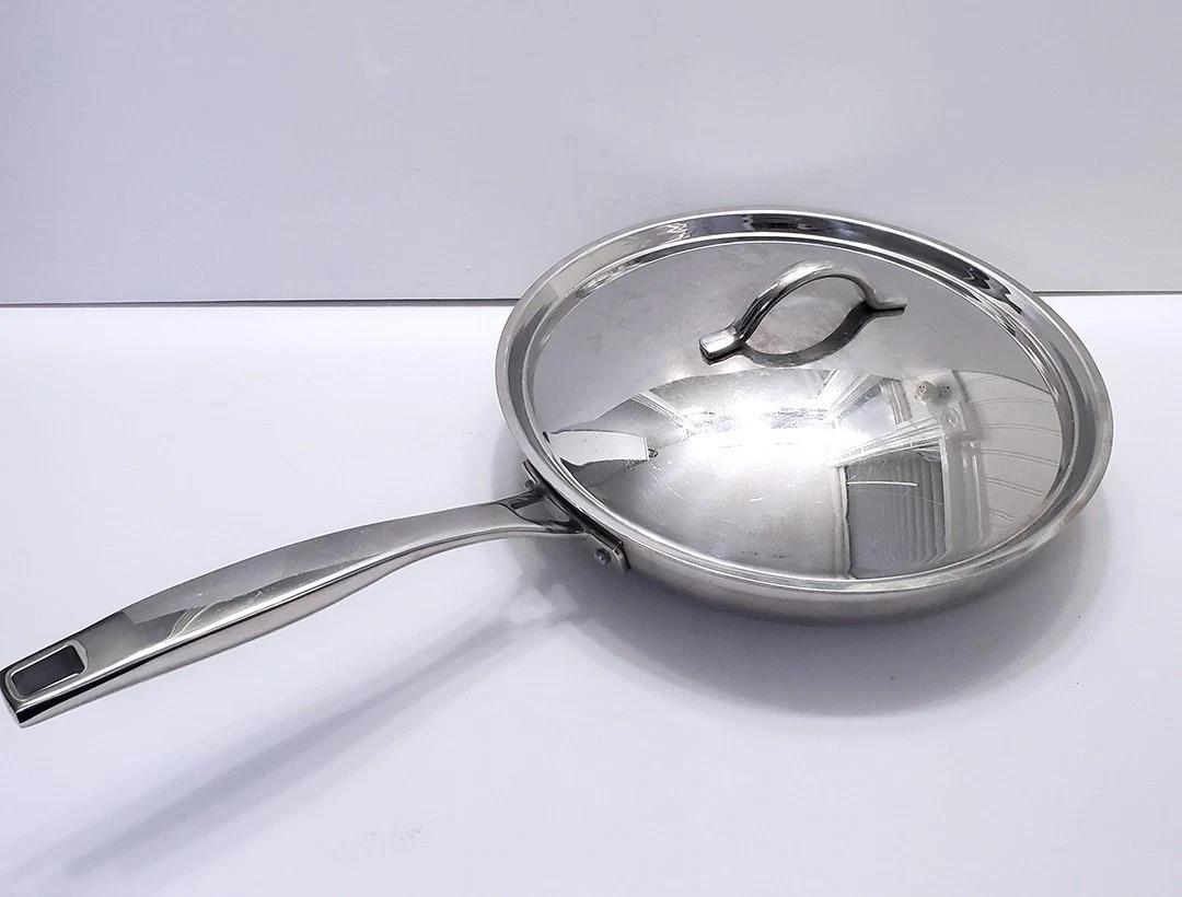 Tramontina Try-Ply Clad Stainless Steel 10-Inch Frying Pan Skillet with S/S lid
Opens in a new windo