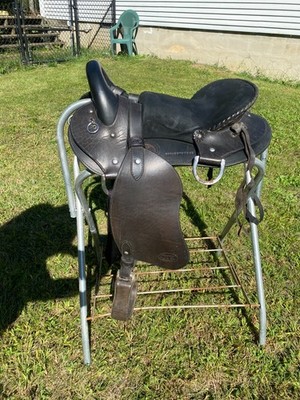 CTK Saddlery Endurance Trail Gaited Saddle Black 16.5'' Seat 