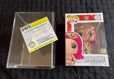 Sasha Banks Mercedes Mone Autograph SIGNED WWE AEW Funko Pop! SWS Witness