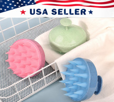 Silicone Shampoo Brush Scalp Massager Hair Washing Comb Body Bath Massage Tool